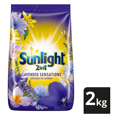 Sunlight 2 in 1 Hand Washing Powder Lavender 2kg